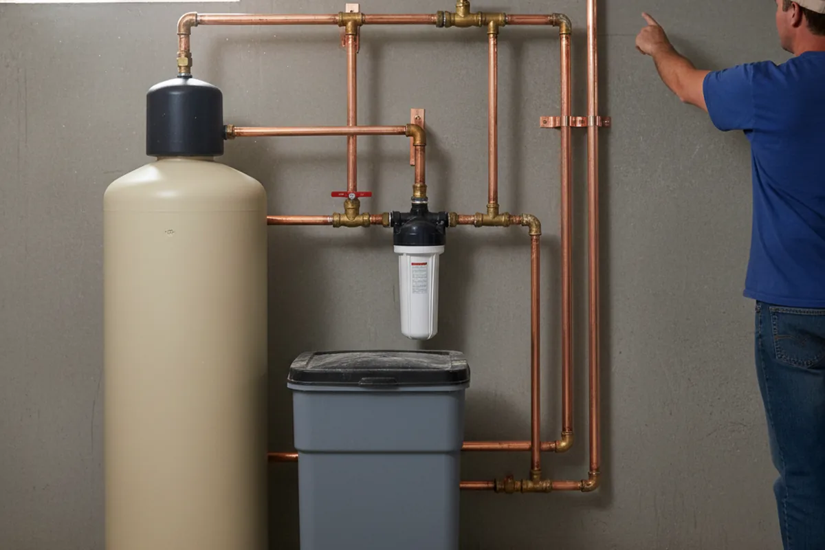 Whole-house water treatment system installed in Myra